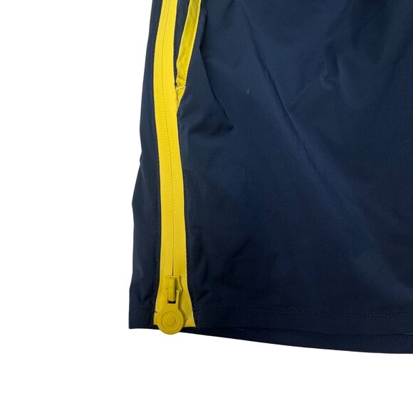 Hunter Navy Swim Shorts Womens Zip Sides Elastic Drawstring XL Mesh Lining - Picture 2 of 7